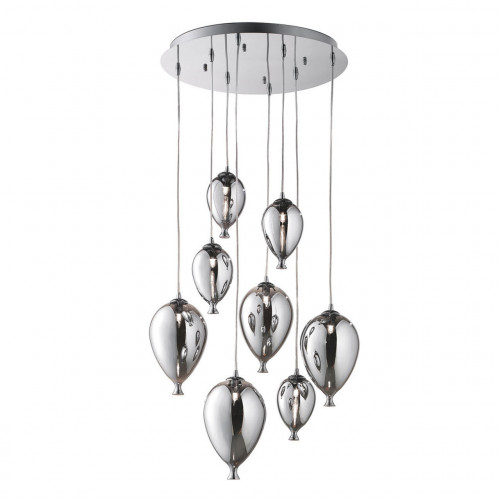 подвесная люстра ideal lux clown sp8 cromo в Таганроге