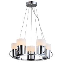 подвесная люстра arte lamp brooklyn a9484sp-5cc хром в Таганроге