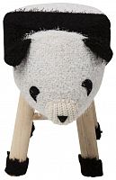 kare design пуф panda, коллекция "панда" 40*35*27, полиэстер, полиуретан, сосна, белый в Таганроге