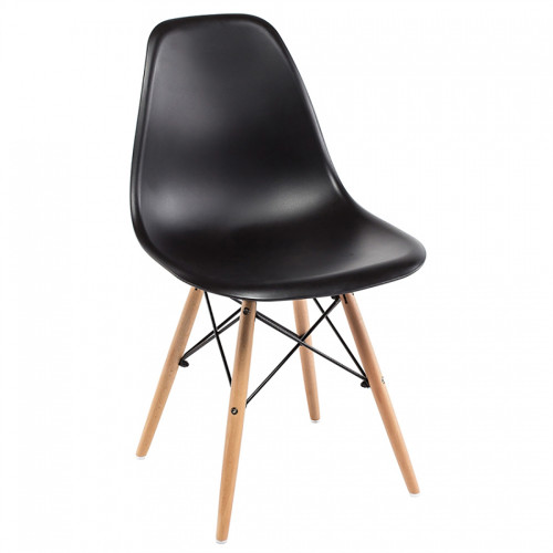 стул деревянный eames pc-015 black в Таганроге