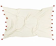 плед с помпонами терракотовый в Таганроге