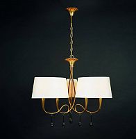 подвесная люстра mantra paola painted gold 3540 в Таганроге