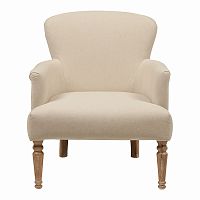 кресло мягкое с подлокотниками бежевое balloon armchair в Таганроге