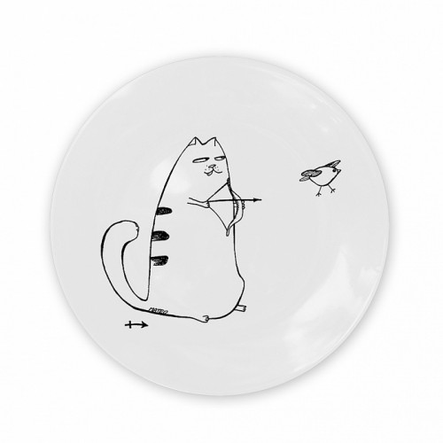 тарелка кот-стрелец в Таганроге