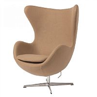 кресло egg chair коричневое в Таганроге