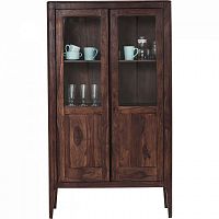 шкаф-витрина brooklyn walnut коричневый 100x40 в Таганроге