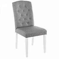 стул деревянный menson white / fabric pebble в Таганроге