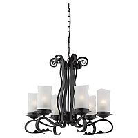 подвесная люстра arte lamp scroll a7915lm-6bk в Таганроге