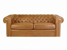 диван chesterfield прямой светло-коричневый в Таганроге