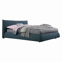 кровать двуспальная 180х200 голубая pillow fit в Таганроге