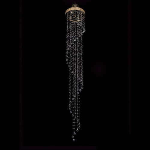 каскадная люстра bohemia ivele 8313/40-250/g/balls в Таганроге