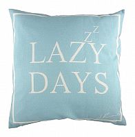 подушка с надписью lazy days в Таганроге
