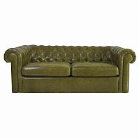 диван chesterfield двухместный прямой оливковый в Таганроге