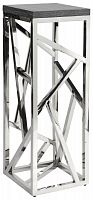 консоль geometric высокая 40x40x110 металл, серая столешница в Таганроге
