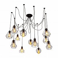 подвесная люстра arte lamp a4051sp-12bk в Таганроге