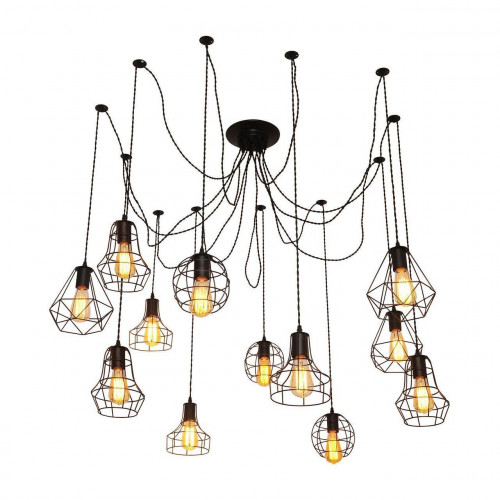 подвесная люстра arte lamp a4051sp-12bk в Таганроге