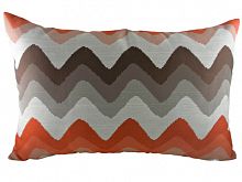 подушка с цветными волнами orange chevron в Таганроге