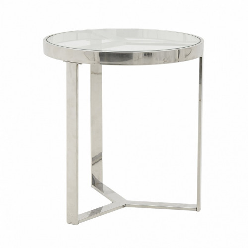 стол silver glass small серебристый, прозрачный в Таганроге