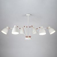 потолочная люстра eurosvet loft 70084/6 белый в Таганроге