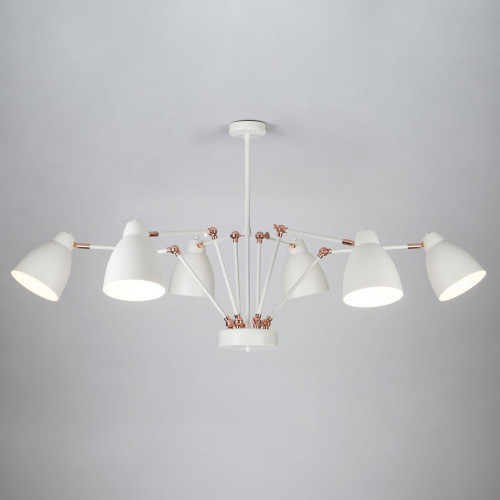 потолочная люстра eurosvet loft 70084/6 белый в Таганроге
