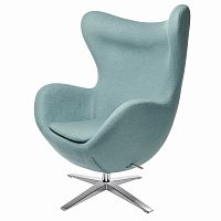 кресло egg chair светло-голубое в Таганроге