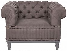 кресло club chair серое в Таганроге