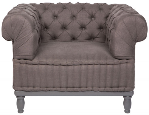 кресло club chair серое в Таганроге