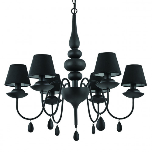 подвесная люстра ideal lux blanche sp6 nero в Таганроге