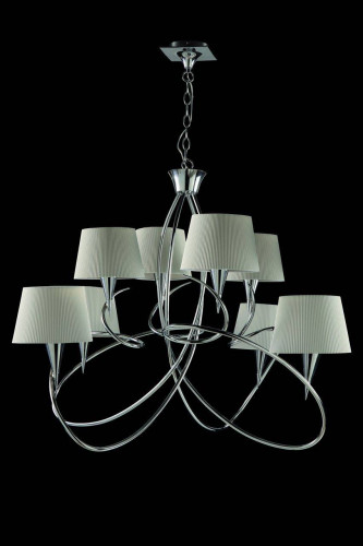 подвесная люстра mantra mara chrome - white 1654 в Таганроге