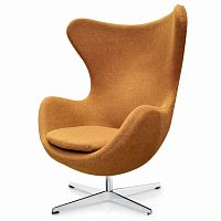 кресло egg chair темно-коричневое в Таганроге