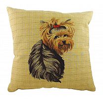подушка с фото йоркширского терьера yorkie sitting в Таганроге
