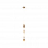 подвесной светильник crystal lux lux new sp1 d amber в Таганроге