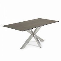 стол arya 200x100 st стальной матовый mos c795k09 от la forma (ex julia grup) в Таганроге