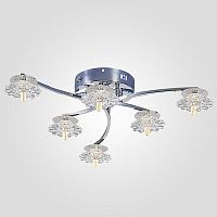 потолочная люстра eurosvet 80106/6 хром в Таганроге