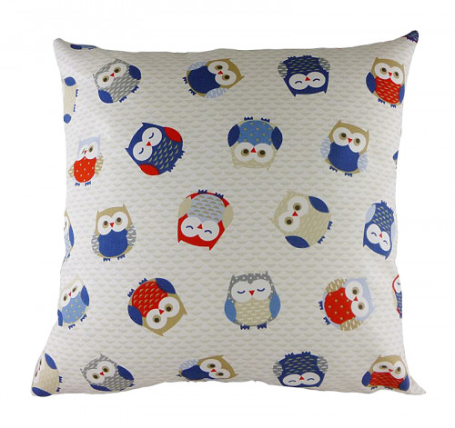 подушка с принтом owl print blue в Таганроге