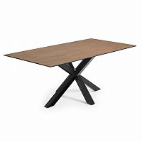 стол arya 200x100 черный, фарфоровый corten c408k10 от la forma (ex julia grup) в Таганроге