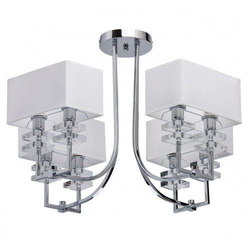 потолочная люстра mw-light прато 1 101010708 белая в Таганроге