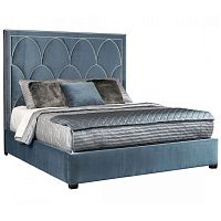 кровать двуспальная 160х200 голубая petals queen в Таганроге