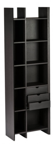 шкаф книжный mdhrrlb070rv коричневый в Таганроге