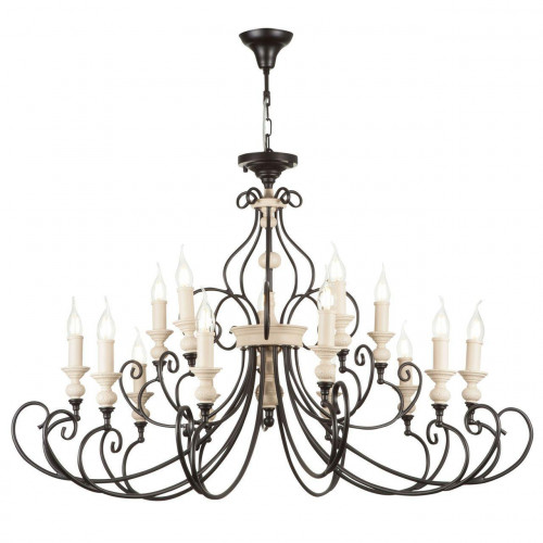 подвесная люстра maytoni karina h631pl-15b бежевая в Таганроге
