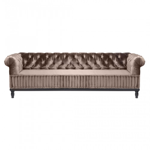 диван club sofa прямой коричневый в Таганроге