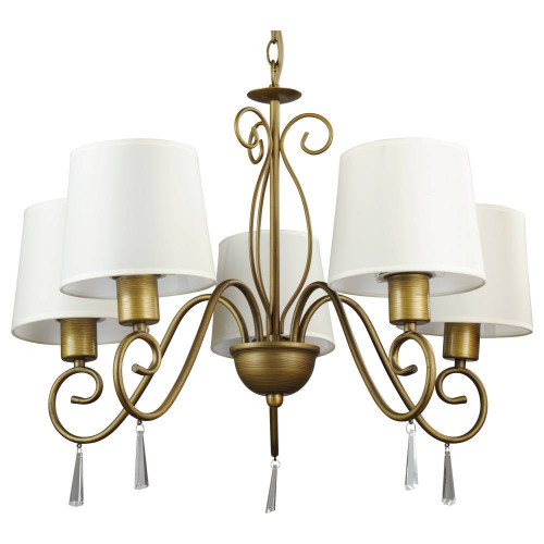 подвесная люстра arte lamp carolina a9239lm-5br в Таганроге