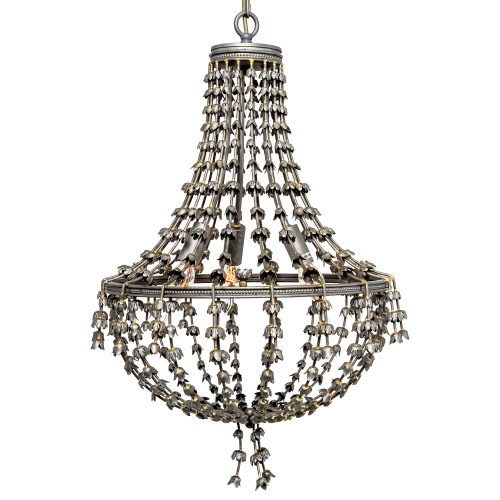 люстра «адела» темное серебро с золотистыми деталями в Таганроге