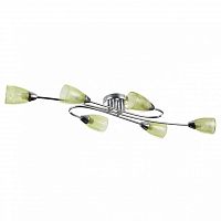 потолочная люстра freya flash fr5104-cl-06-gn в Таганроге