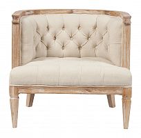 кресло westwood contemporary chair бежевый лен в Таганроге