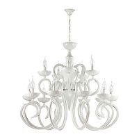 подвесная люстра odeon light zefiro 3932/15 белая в Таганроге