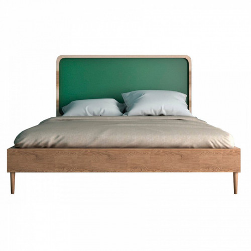 кровать полутораспальная 140х200 зеленая ellipse в Таганроге