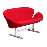 диван swan sofa прямой красный в Таганроге