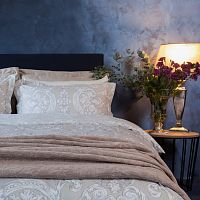 комплект постельного белья decoflux сатин евро victoria ivory в Таганроге
