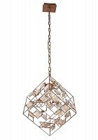 дизайнерский подвесной светильник crystal lux diego sp4 gold в Таганроге